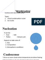 Nucleation n Coalescense