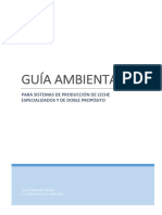 Guía Ambiental: para Sistemas de Producción de Leche Especializados Y de Doble Propósito