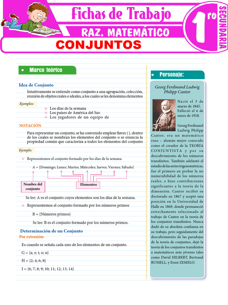 Teoría y Ejercicios de Conjuntos | PDF | Conjunto (Matemáticas ...