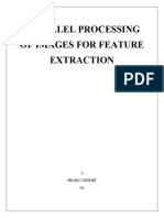 Parallel Processing of Images For Feature Extraction