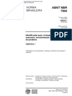 ABNT NBR 7500-2003 Simbolos de Risco e Manuseio para o Transporte e To de Materiais