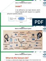 Unit 1 SENSORS AND IOT