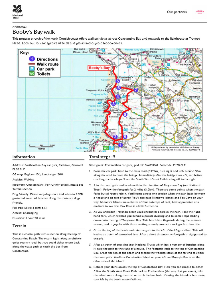 Boobys Bay Walk Walking | PDF