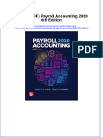 Full Download Ebook PDF Payroll Accounting 2020 6Th Edition Ebook PDF Docx Kindle Full Chapter