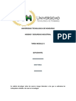 Higiene y Seguridad Indsutrial Tarea