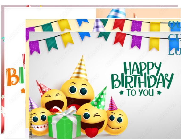 Tarjetas De Cumpleaños Pdf