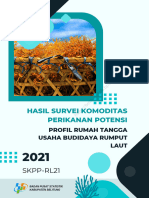 Hasil Survei Komoditas Perikanan Potensi 2021 Profil Rumah Tangga Usaha Budidaya Rumput Laut Kabupaten Belitung