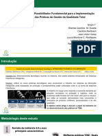 Indústria 4.0 Como Um Habilitador Fundamental para A Implementação Bem-Sucedida Das Práticas de Gestão Da Qualidade Total