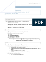 Chapitre: Système de Gestion de Fichiers: Le SGF