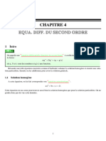 Cours Sur Les Équations Différentielles Linéaires D'ordre 2