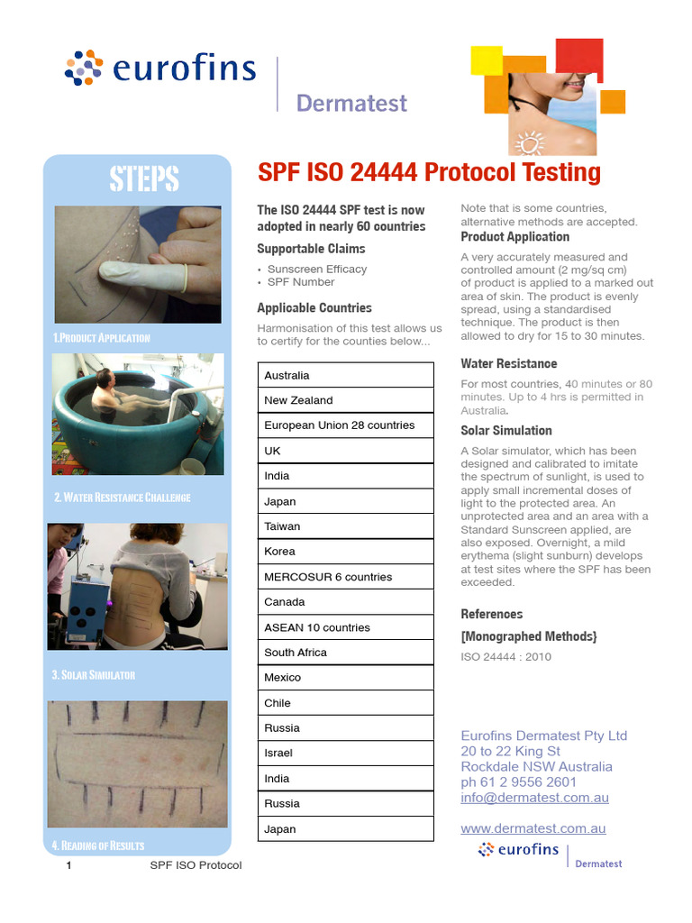 SPF Iso Protocol | PDF | Sunscreen | Ultraviolet