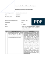 Asistensi 2 - Observasi Rancangan Pembelajaran - Kartika Rina Arumsani