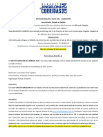 Programação Etapa Bal. Camboriú: Concentração, Largada e Chegada