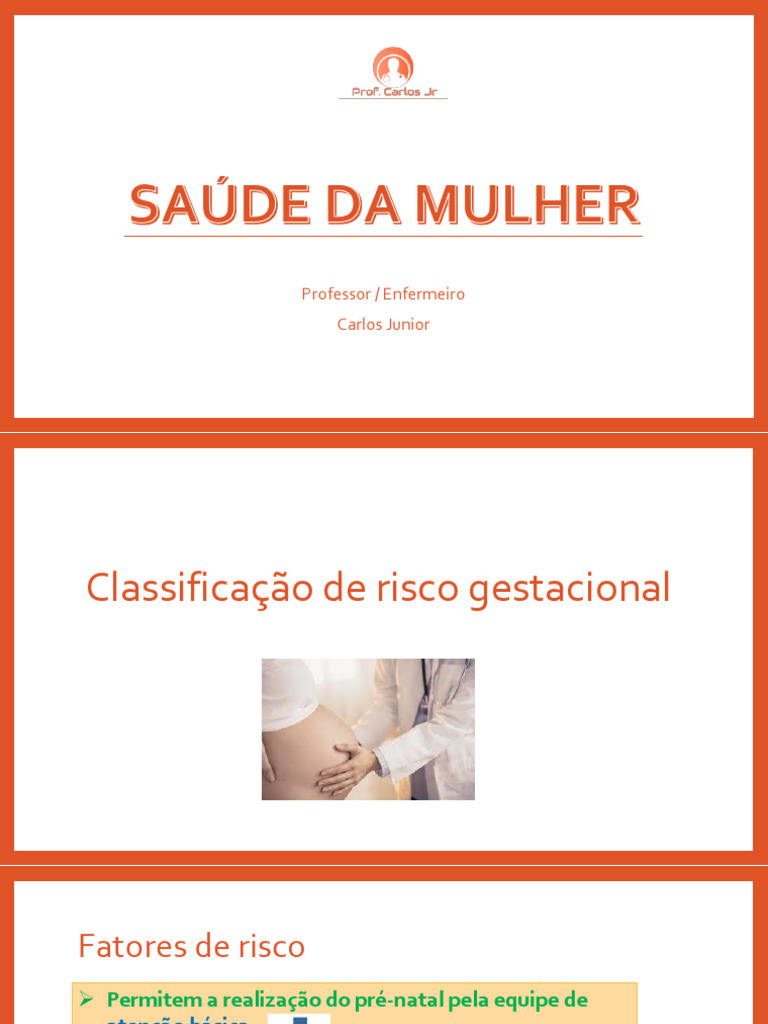 Classificação de Risco Gestacional | PDF | Gravidez | Hipertensão