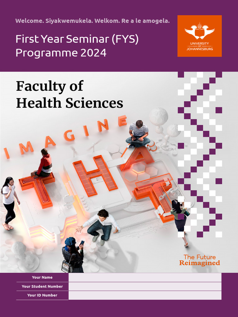 3 UJ FYS2024 HealthSciences Programme Online | PDF | Health Sciences ...