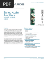 EST3 Zoned Audio Amplifiers