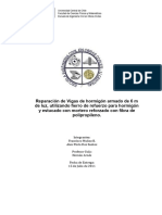 Tesis - Reparación de Viga T de Hormigón Armado Con Revestimiento Con Fibra de Polipropileno - Francisco Muñoz Bustos