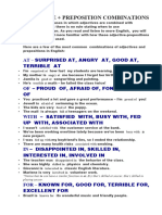 Adjective + Preposition Combinations: Surprised At, Angry At, Good At, Terrible at