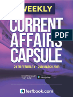 Current Affairs Weekly 24th February To 2nd March 2019 Ec848020