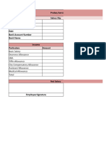 Salary Slip Excel Format