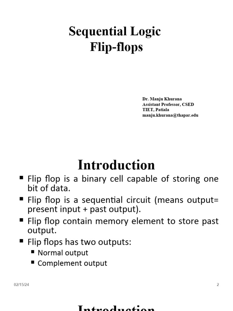 5th Lecture Flip Flops Download Free Pdf Theoretical Computer