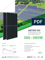 ASTRO N5 565 585W 182-72 Módulo Bifacial