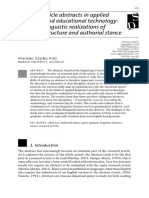 Phuong Dzung Pho 2008 Research Article Abstracts in Applied Linguistics and Educational Technology A Study of