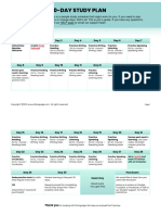 30 Day Study Plan-ALL - 2021