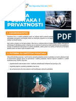 Zaštita Podataka I Privatnosti