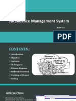 Attendance Management System