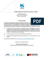 Fato Relevante - Consulta Pública Sobre A Desestatização