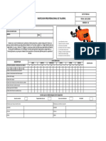 Inspeccion Preoperacional de Taladro