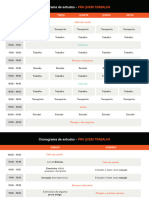 Cronograma Estudos Pra Quem Trabalha