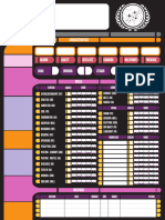 Star Trek Genesys Character Sheet