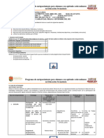 Programa Enriquecimiento Isidro