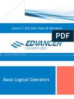 Basic Logical Operators in SQL