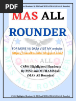 CS504 Highlighted Handouts by PIN2 and MUHAMMAD (MAS All Rounder) - 1