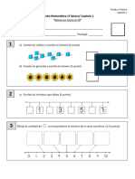 Prueba 1º Básico CAP 1 Números