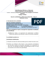 Guia de Actividades y Rúbrica de Evaluación - Paso 5 - Reflexión Crítica