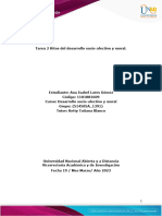 Guía de Trabajo 2 - Unidad 1 - Hitos Del Desarrollo Socioafectivo