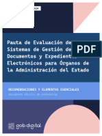 Pauta de Evaluacion de Sistemas de Gestion de Documentos