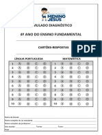 Simulado Diagnóstico Língua Portuguesa e Matemática 2024