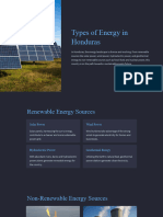 Types of Energy in Honduras