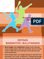 Penjaskes Badminton Bulu Tangkis