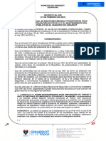 DECRETO No. 029 (11 DE FEBRERO DE 2021) POR MEDIO DEL CUAL SE MANTIENEN MEDIDAS TRANSITORIAS PARA PREVENIR LA PROPAGACION D