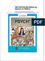 Full Download Ebook PDF Psych 6Th Edition by Spencer A Rathus Ebook PDF Docx Kindle Full Chapter