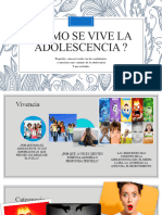 Cómo Se Vive La Adolescencia