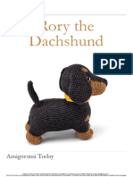 Amigurumi Dachshund Dog Crochet Pattern