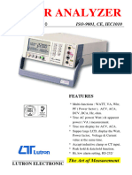 Power Analyzer: Model: DW-6090