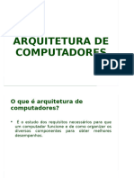 Arquitetura de Computadores